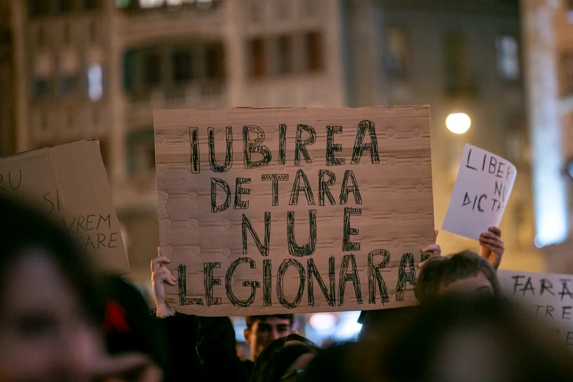 S-a protestat nu doar în Bucureşti, ci şi în Timişoara. Foto: Inquam Photos/Virgil Simionescu