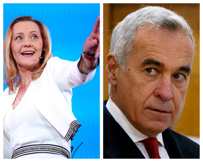 Elena Lasconi și Călin Georgescu / foto: arhiva