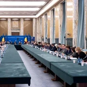 sedinta de lucru la guvern cu agentiile de recrutare a muncitorilor straini Foto PIFM jpg