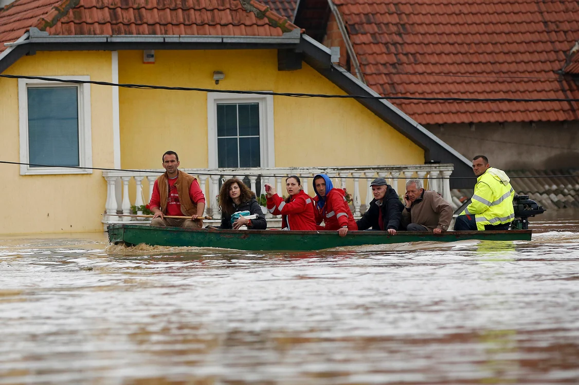 În Serbia, pagubele sunt uriaşe