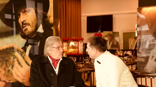 Dan Negru l a vizitat pe Florin Piersic de ziua lui, Captură Facebook 