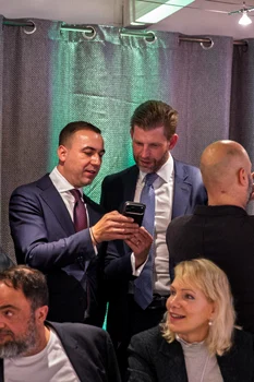 bogdan ivan eric trump forumul Davos 01 foto facebook bogdan Uvan jpg