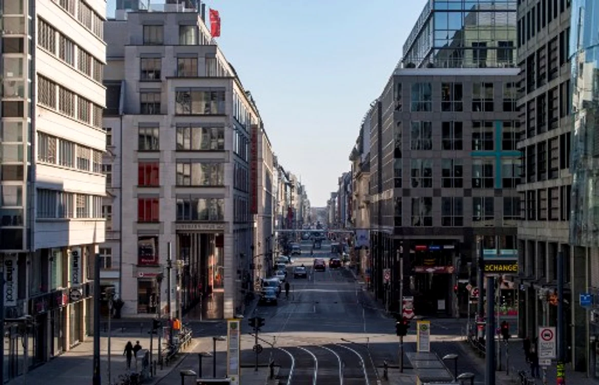 Străzile din Berlin sunt goale, deși nu a fost instituită carantină totală