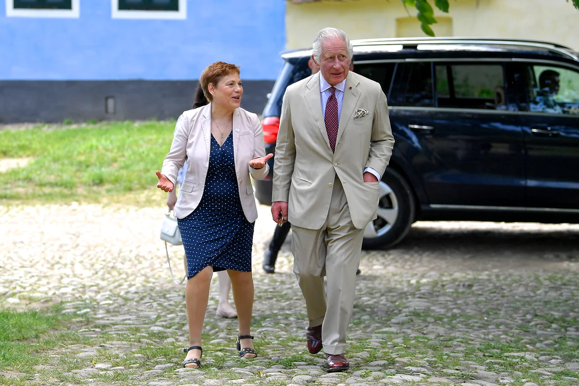 Vizita regelui Charles al III-lea la Viscri. FOTO Inquam Photos / Alex Nicodim