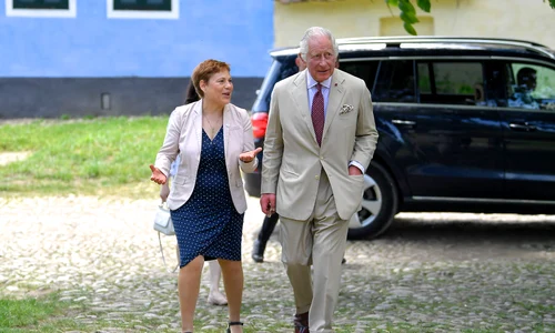 Vizita regelui Charles al III-lea la Viscri. FOTO Inquam Photos / Alex Nicodim