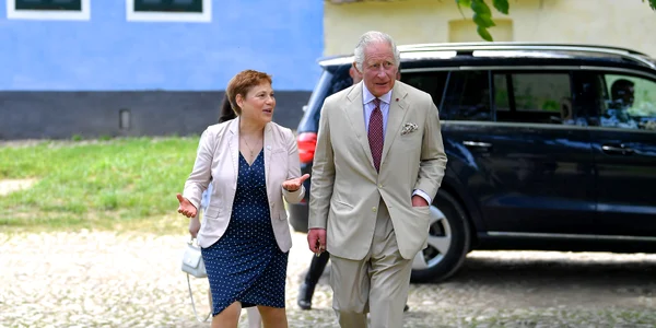 Vizita regelui Charles al III-lea la Viscri. FOTO Inquam Photos / Alex Nicodim