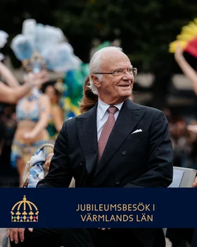 Regele Suediei, în așteptarea Jubileului de Aur, Instagram