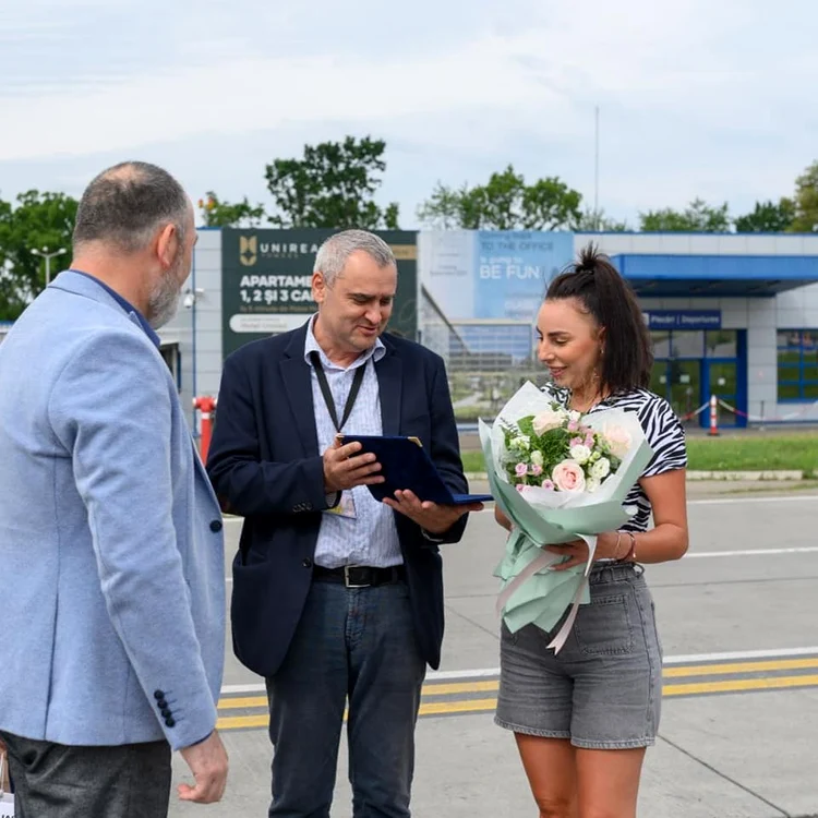 Pasagerul cu numărul un milion la Aeroportul Internațional Iași