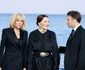 Prințesa Lalla Hasna a Marocului cu Brigitte Macron și Emmanuel Macron la Nisa, 2025. FOTO: Casa Regală marocană
