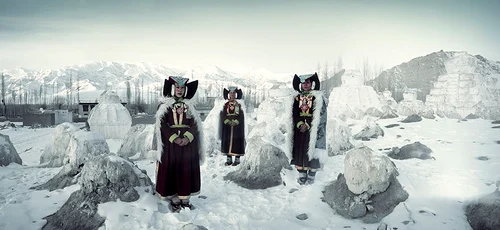Femeile Perak, Mănăstirea Thikse, Ladakh, India jpeg