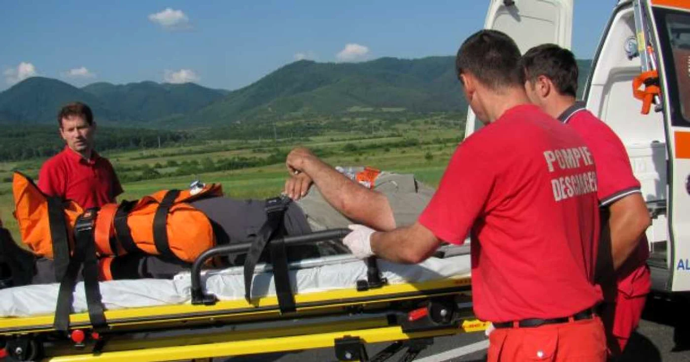 Accidentul a avut loc pe DN1 între Sibiu şi Sebeş