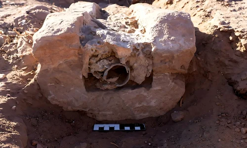 Conducta de plumb descoperită la Petra (© Niklas Jungmann / Urban Development of Ancient Petra Project)