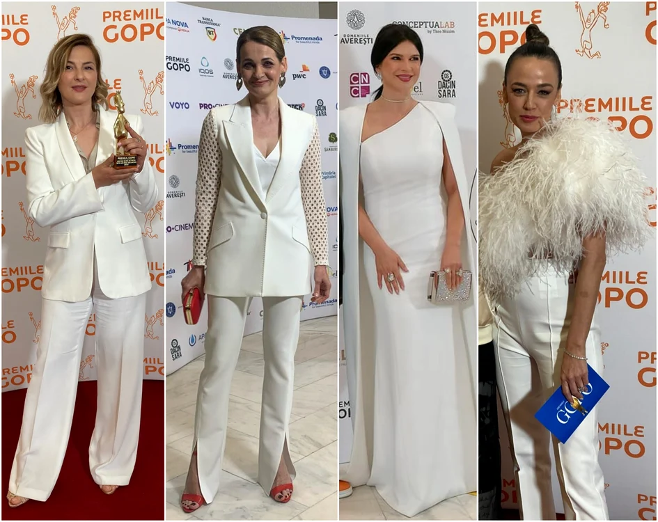 divele in alb la Gopo 2022 Ioana Flora, Elvira Deatcu, Monica Birladeanu, Andreea Raicu jpg