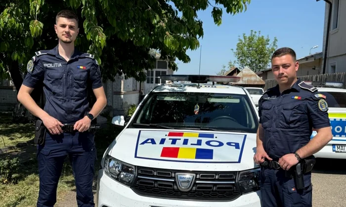 Polițiștii buzoieni au evitat producerea unei tragedii Foto: Ministerul Afacerilor Interne/Facebook