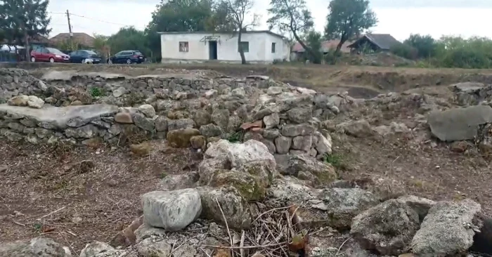 Situl arheologic Buridava Romană din Stolniceni - Râmnicu Vâlcea octombrie 2021 Foto Adevărul
