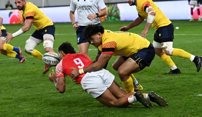 România a trecut cu brio de Tonga, într-un meci amical (FOTO: Sportpictures)