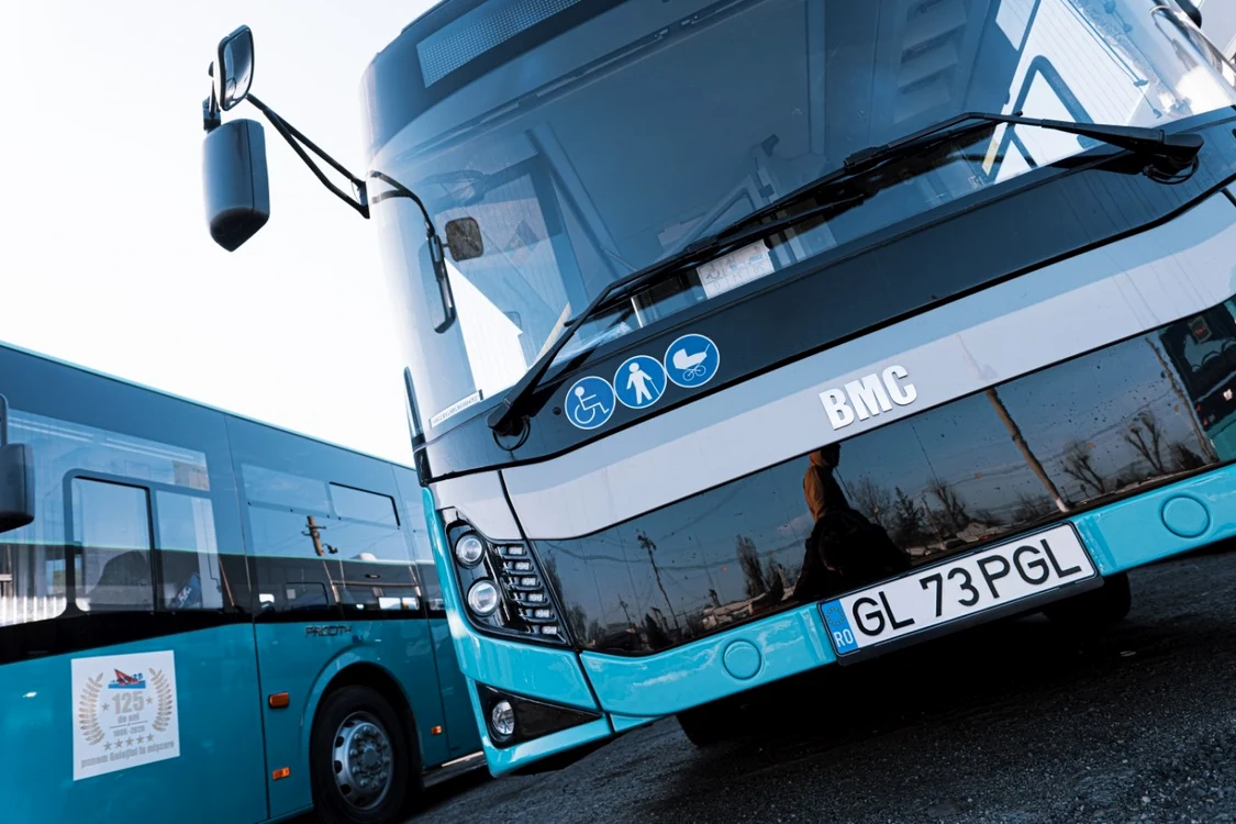 Noile autobuze cumpărate la Galaţi FOTO Transurb SA
