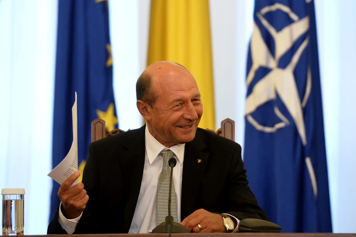 Traian Băsescu se arată sceptic faţă de puterea pe care o vor avea formaţiunile de dreapta la alegerile prezidenţiale de anul viitor FOTO: Mediafax