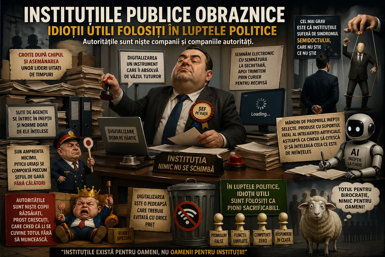 Instituțiile obraznice, dosarul cu șină electronică și sindromul „Vintage”, sau cum a devenit absurdul noua normă administrativă