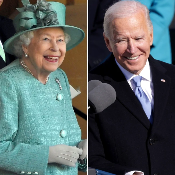 Regina Elisabeta şi preşedintele Joe Biden