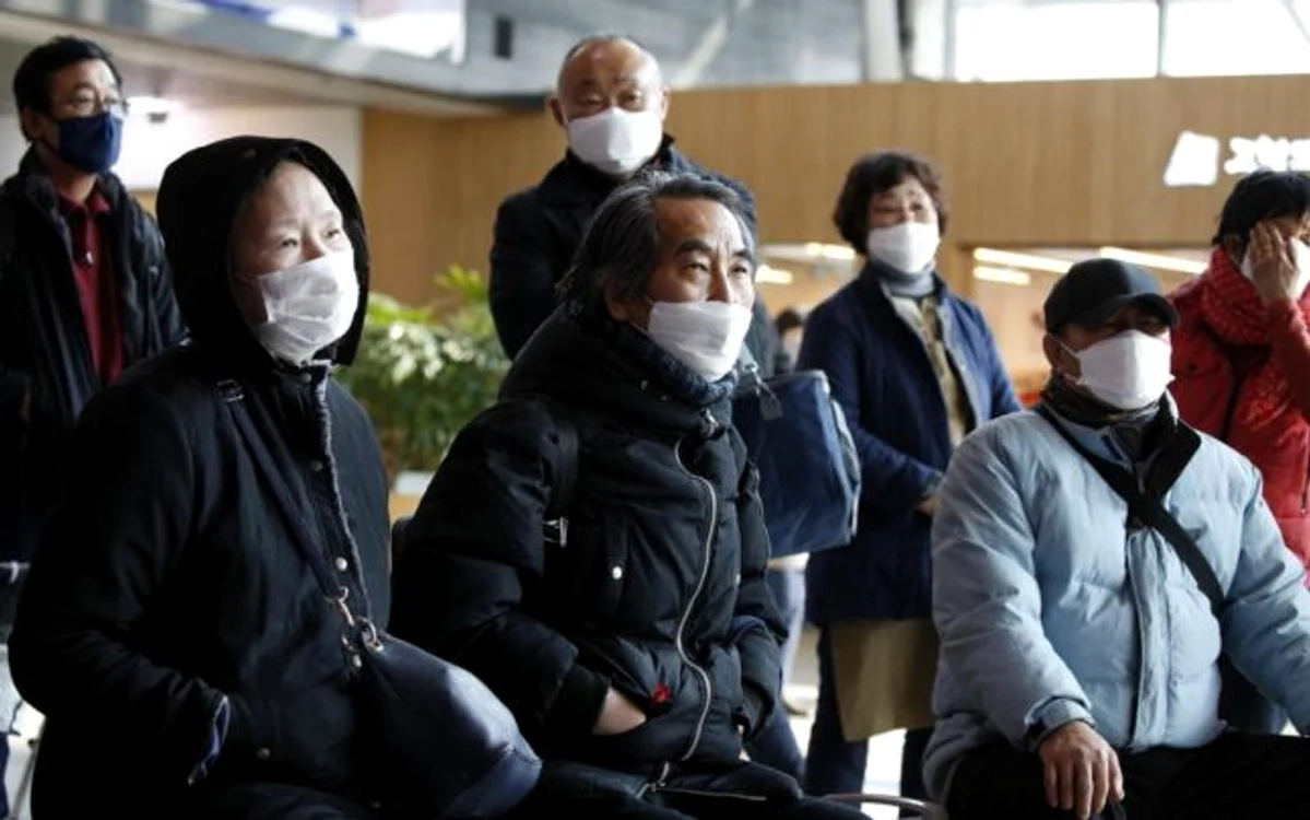 Membri ai Bisericii Shincheonji a lui Iisus FOTO EPA-EFE