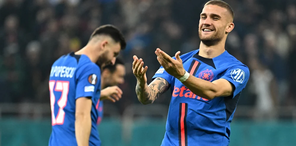 Daniel Bîrligea, de regulă omul de gol al campioanei, a fost acum oaia neagră a echipei