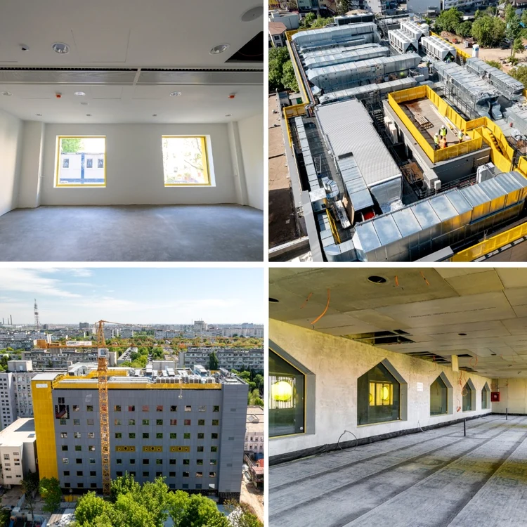 Primul spital de oncologie şi radioterapie pediatrică din România va fi finalizat la începutul anului 2022. Foto Facebook / Asociaţia Dăruieşte Viaţă