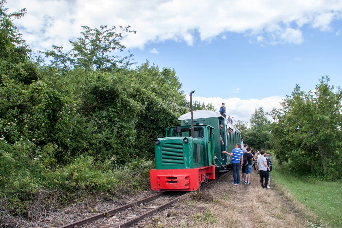 Trenuleţul a făcut mai multe popasuri