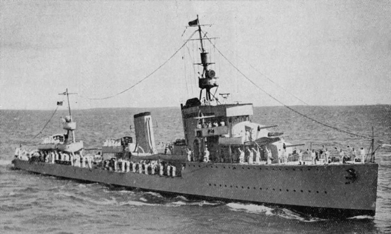 Distrugătorul Regele Ferdinand FOTO wikipedia 