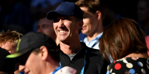 Darren Cahill din 25 ianuarie 2018 FOTO AFP / William West