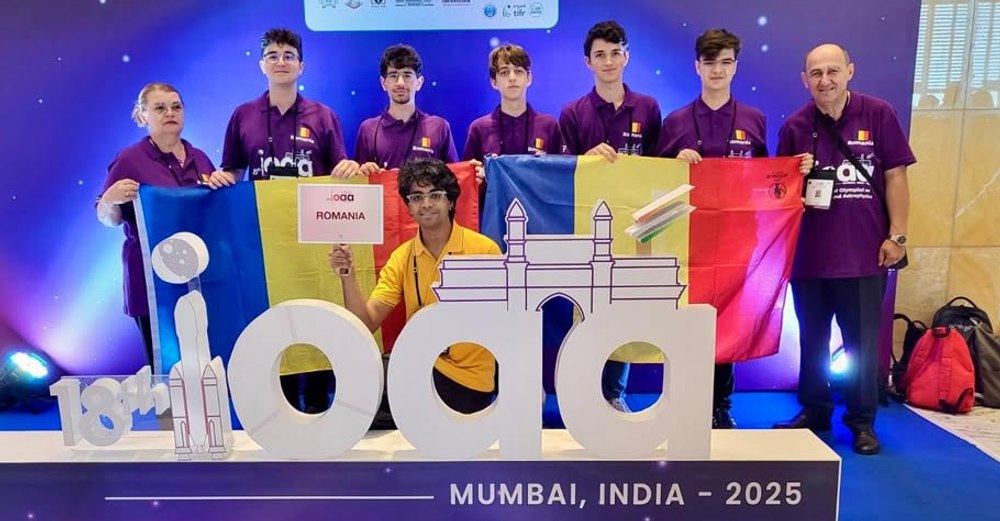 Patru medalii de aur pentru România la Olimpiada Internațională de Astronomie și Astrofizică