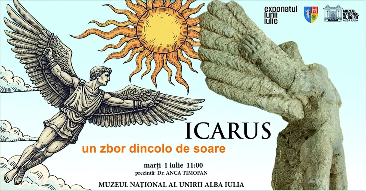 Statueta lui Icarus, exponatul lunii iulie la Muzeul Național al Unirii din Alba Iulia