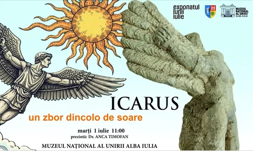 Statueta lui Icarus, exponatul lunii iulie la Muzeul Național al Unirii din Alba Iulia