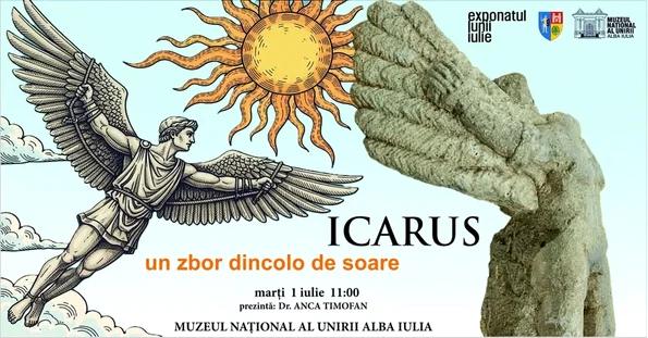 Statueta lui Icarus, exponatul lunii iulie la Muzeul Național al Unirii din Alba Iulia