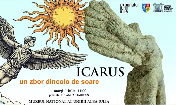 Statueta lui Icarus, exponatul lunii iulie la Muzeul Național al Unirii din Alba Iulia