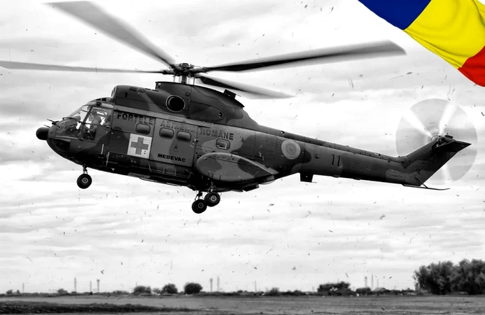 Elicopter IAR 330-Puma FOTO Forţele Aeriene Române