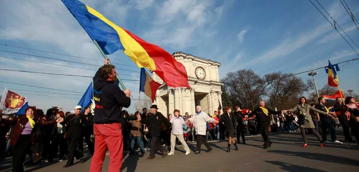 Marşul Unirii la Chişinău