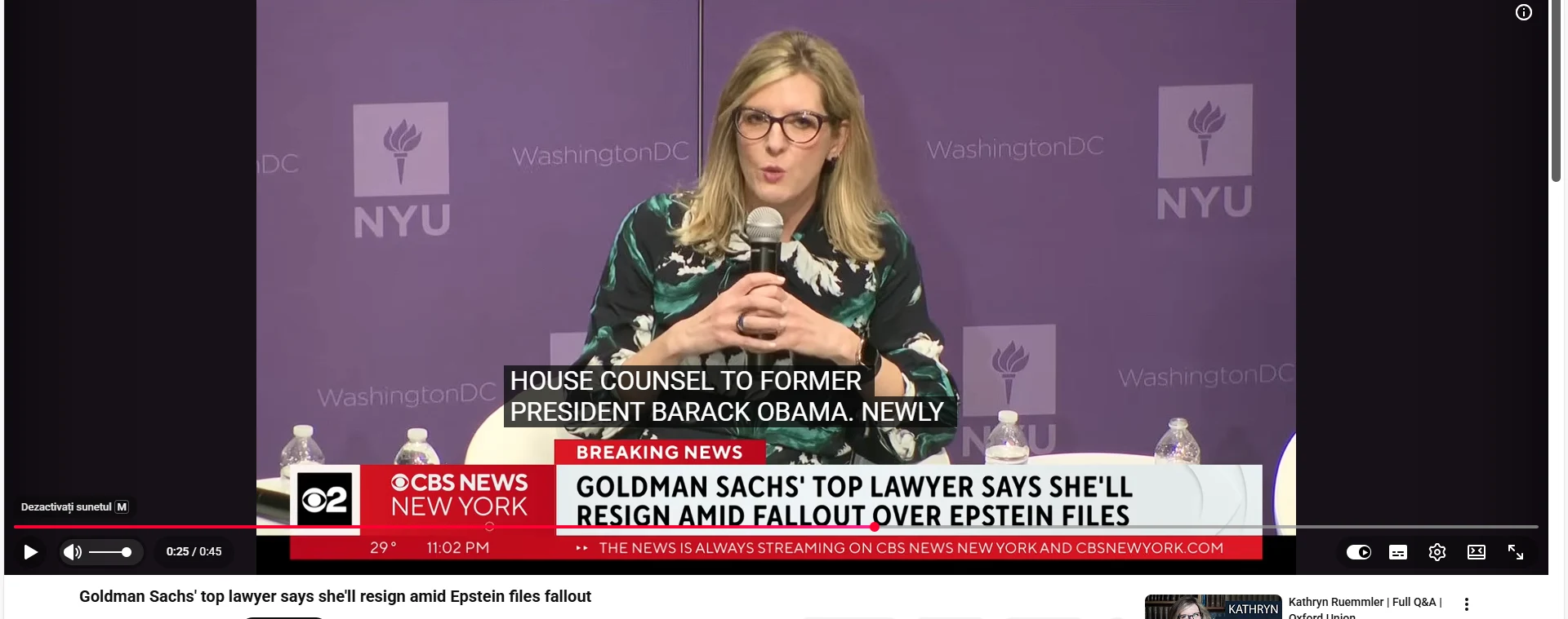 Un personaj din conducerea Goldman Sachs demisionează după apariția e‑mailurilor din dosarul Epstein