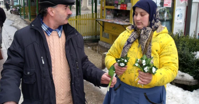 Un buchet de ghiocei costă un leu