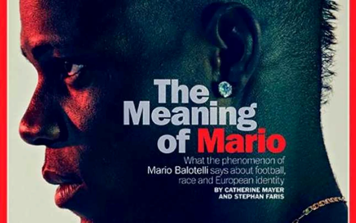 Balotelli, prezentat în paginile revistei Time. Foto:www.repubblica.it