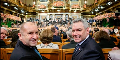 Rumen Radev, alături de Karl Nehammer la concertul de Anul Nou de la Viena FOTO Instagram