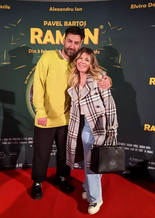 Smiley și Gina Pistol au fost foarte  bine dispuși cu ocazia lansării noului  film, „Ramon”