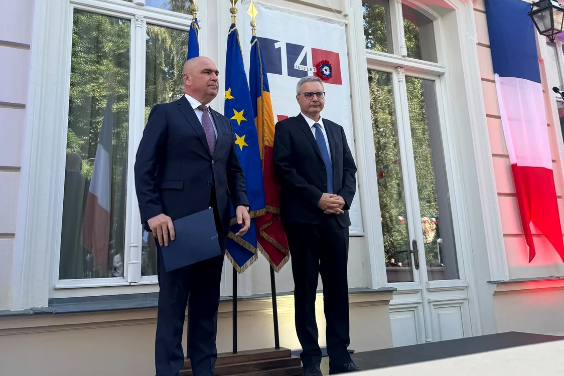 Ilie Bolojan și ambasadorul Franței în România