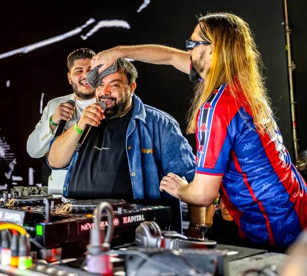 Florin Salam și Salvatore Ganacci Foto: Neversea/Facebook