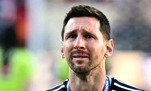 Messi in lacrimi FOTO AFP