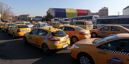 protest taximetristi FOTO Adevărul