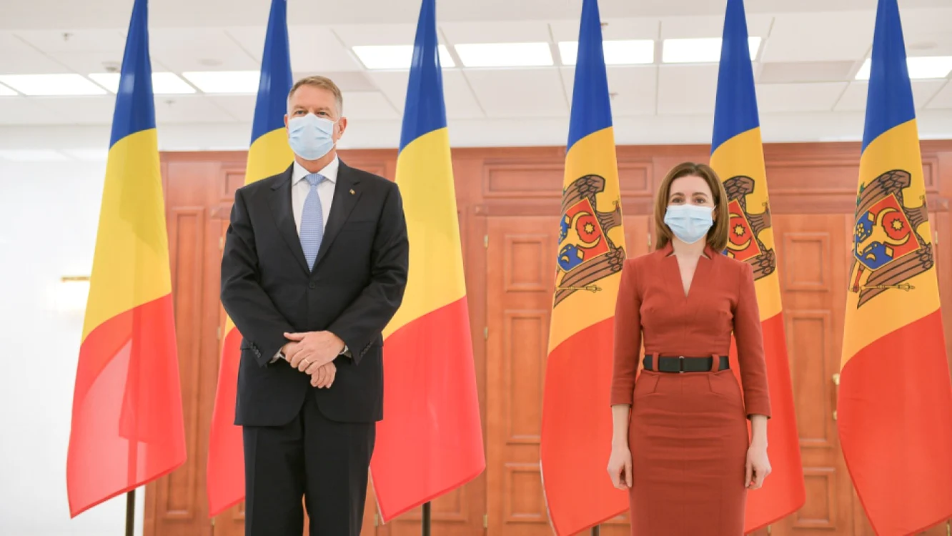 Klaus Iohannis si Maia Sandu FOTO Presidency