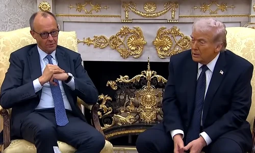 friedrich merz si donald trump foto captura video AP png