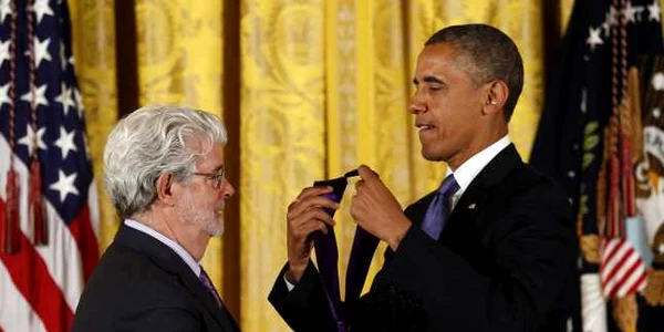 george lucas si barack obama reuters