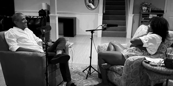 Michelle si Barack Obama podcast foto via Spotify